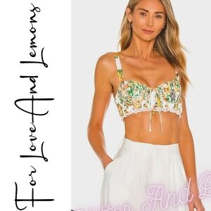 For Love And Lemons Rosalyn Marigold Crop